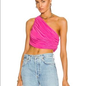 one shoulder perfect condition top. worn once